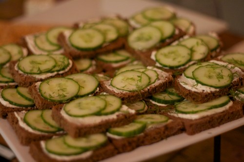 cucumber sandwiches