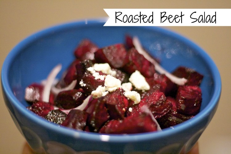 roasted beet salad