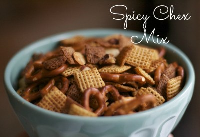 spicy homemade chex mix