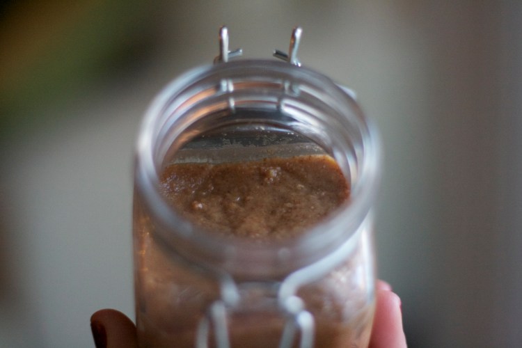homemade almond butter