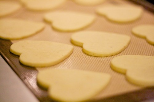 heart sugar cookies