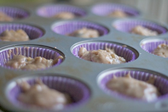 blueberry banana muffins