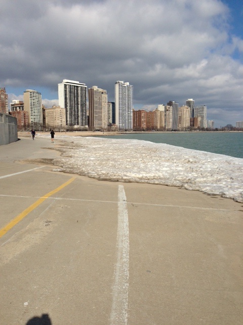 chicago lake running path 
