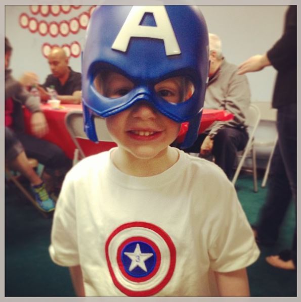captain america birthday party 
