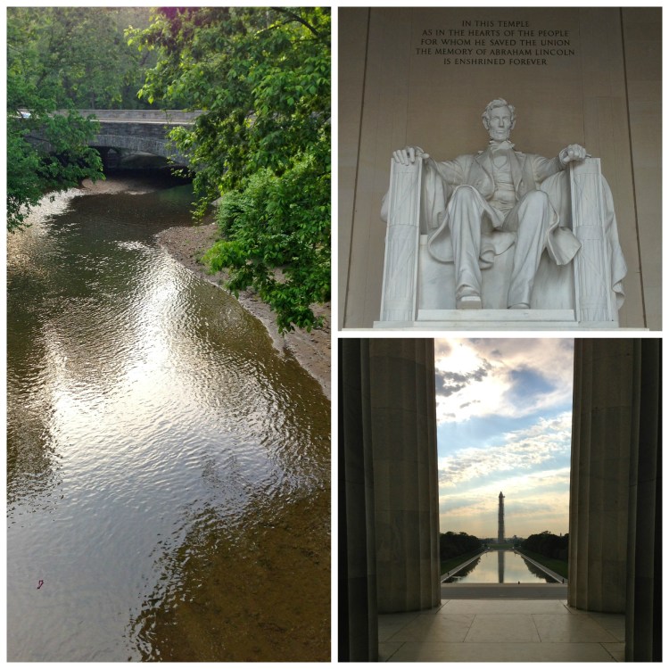 washington DC, lincoln memorial, rock creek trail