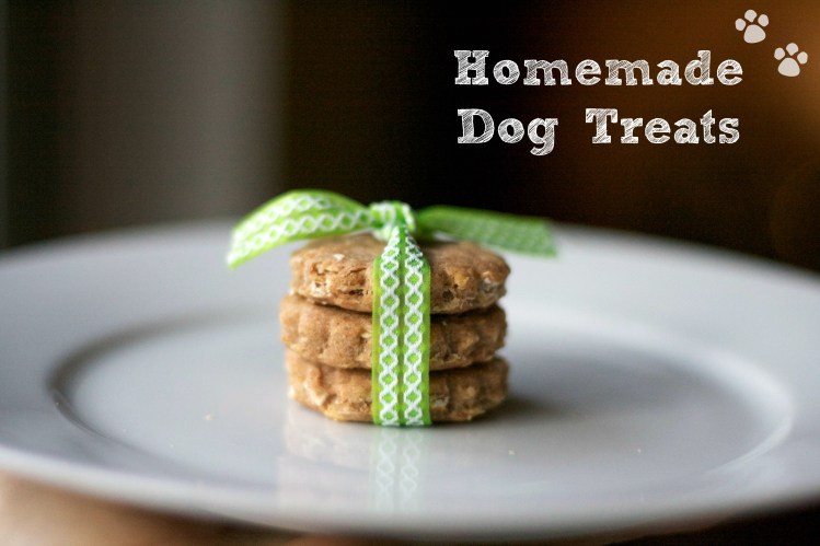 homemade peanut butter dog treats