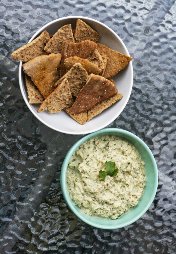 baba ganoush simply social blog roasted eggplant dip