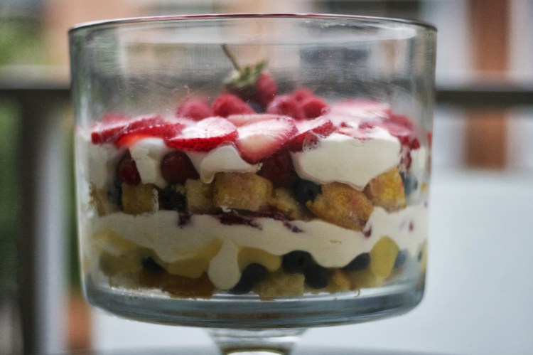 triple berry trifle simply social blog