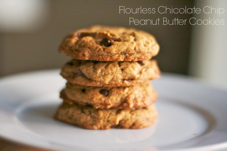flourless chocolate chip peanut butter oatmeal cookie simply social blog 