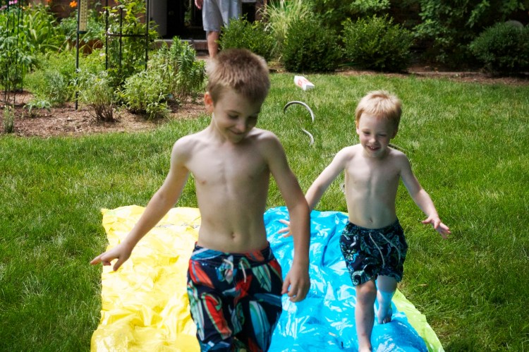 surfing party slip and slide 