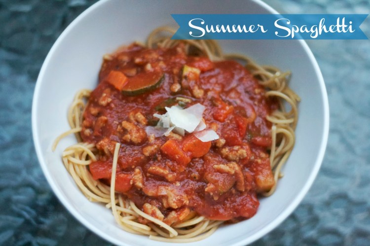 whole wheat spaghetti vegetables turkey meat sauce simply social blog
