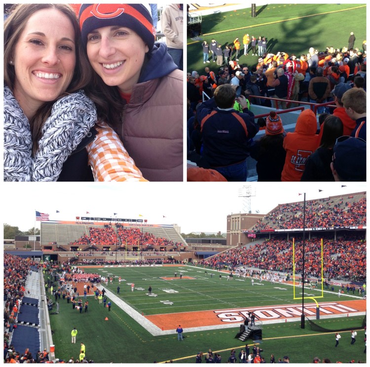Illinois football game, champaign illinois, illini, simply social blog 
