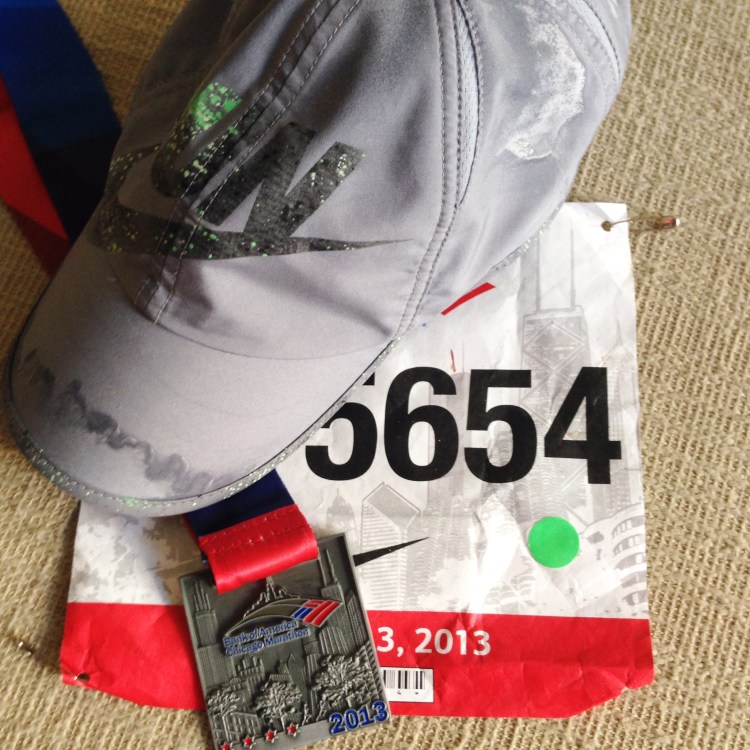 chicago marathon finisher medal and bib simply social blog 