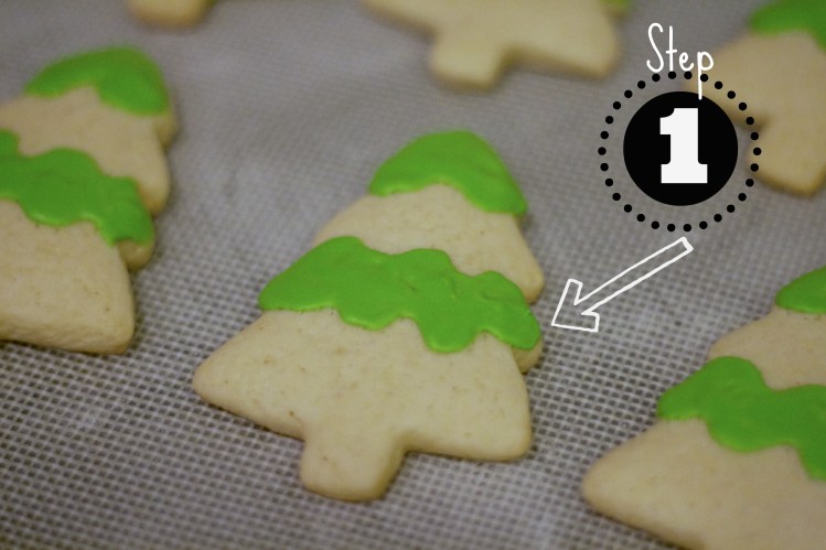 royal icing tricks christmas tree sugar cookies