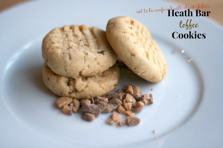 heath bar english toffee cookies, recipes, baking, cookie recipes, simply social blog 