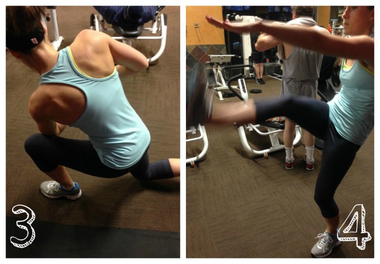 running warm up, twisted lunges, monster walk, workout wednesday, simply social blog, workouts, running workouts, warm up exercises 