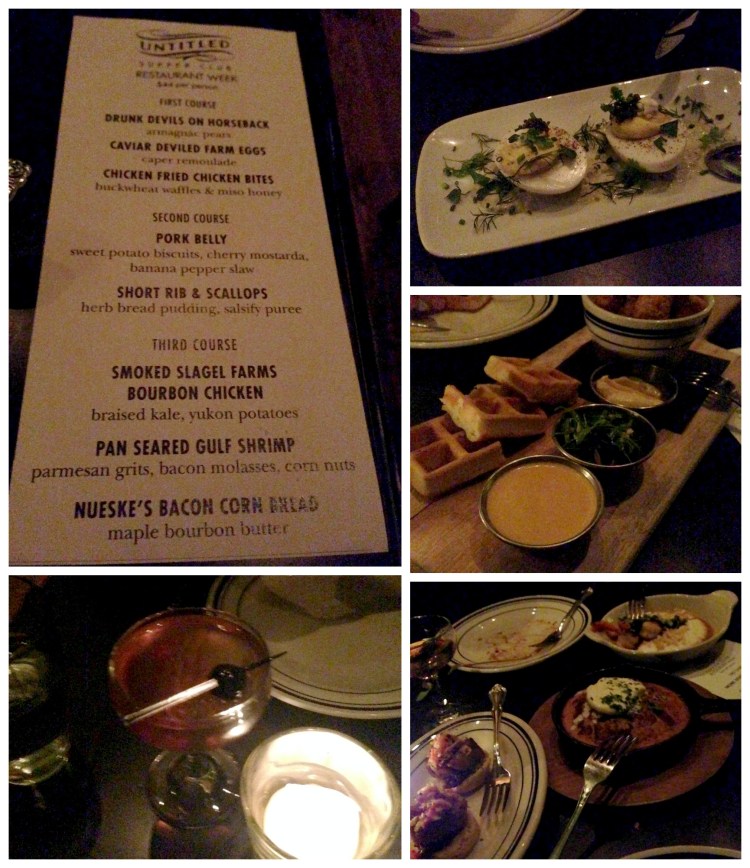 untitled restaurant week menu, chicago restaurant week, caviar deviled eggs, maple bourbon cornbread, shrimp and grits 