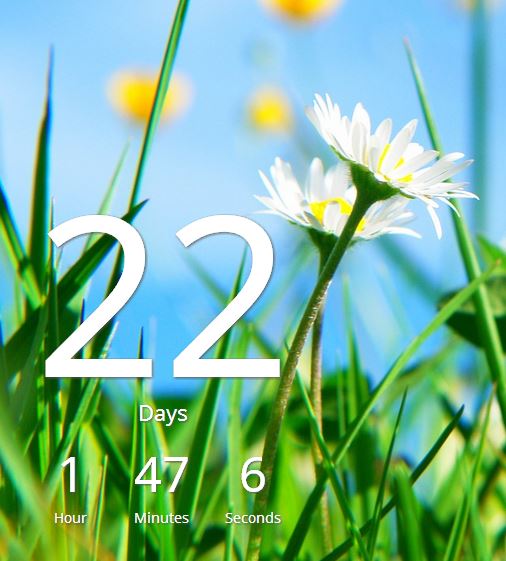 days until spring countdown