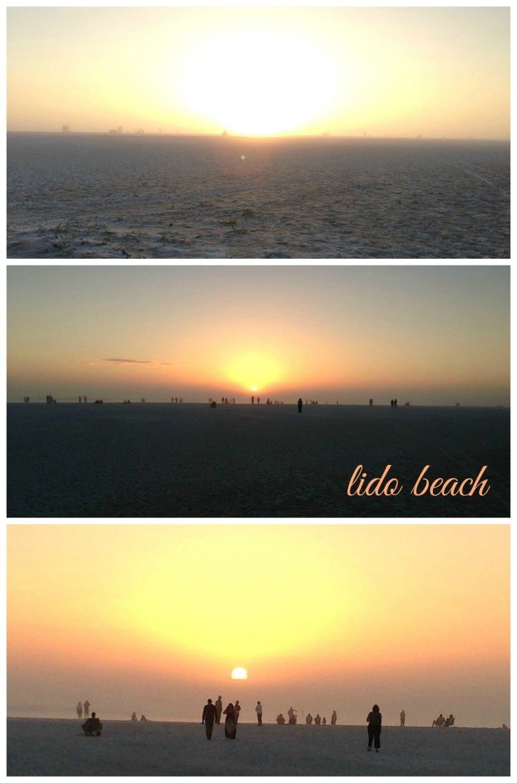lido beach, sarasota florida, winter vacation, simply social blog, lido beach sunset