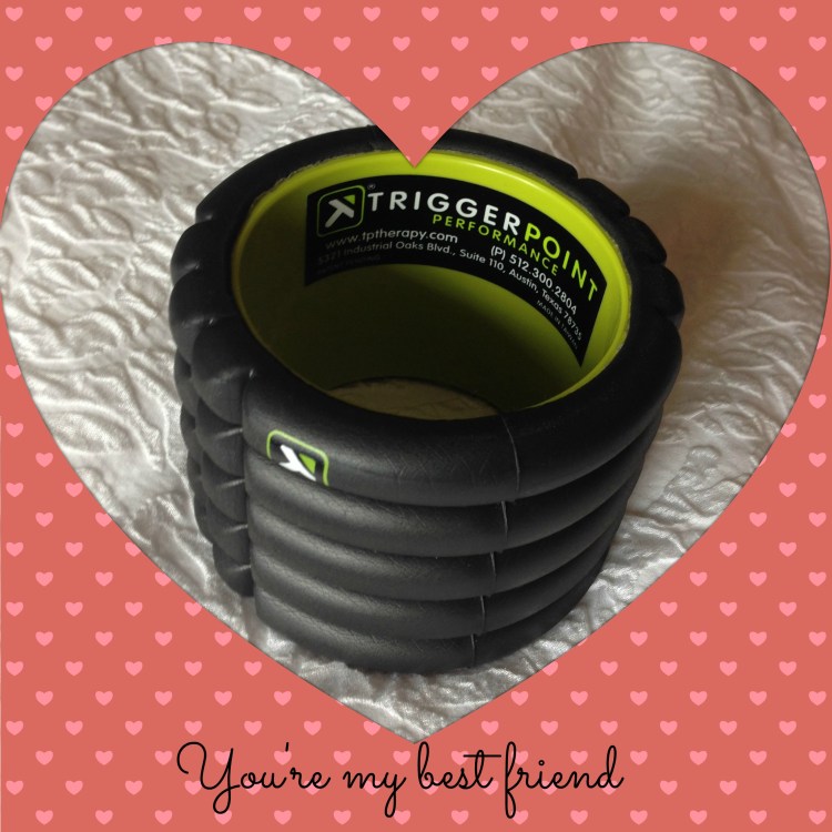 triggerpoint foam roll, travel size, workout wednesday, valentine's gift 