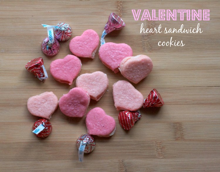 valentine heart sugar cookies, cream filled sandiwch cookies, heart shaped sandwich cookies, martha stewart recipes, heart sugar cookies, pink cookies
