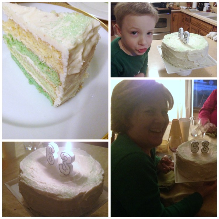 st. patricks day layer cake, ombre layer cake, white birthday cake, buttercream icing, colored layer cake, st. patrick's day, holiday, baking, 