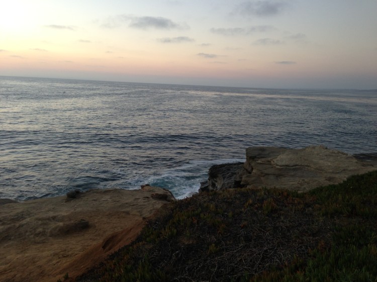 sunset, la jolla