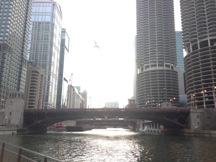 chicago riverwalk, farewell chicago tour, running in chicago, chicago river