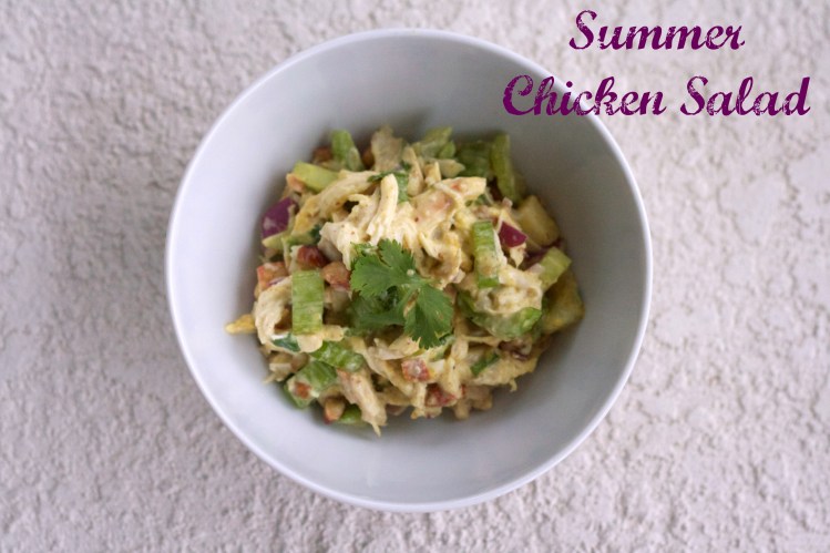 summer chicken salad, recipes, spring, greek yogurt chicken salad, almond chicken salad