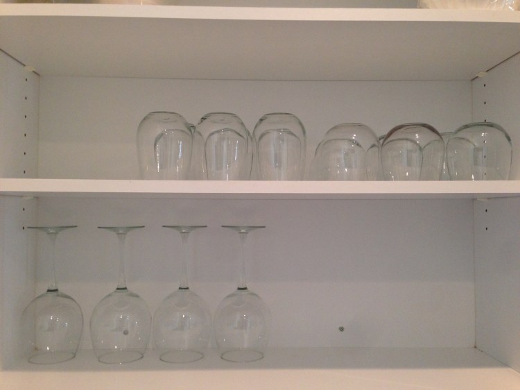 new house tour, water glass cabinet, florida, kitchen