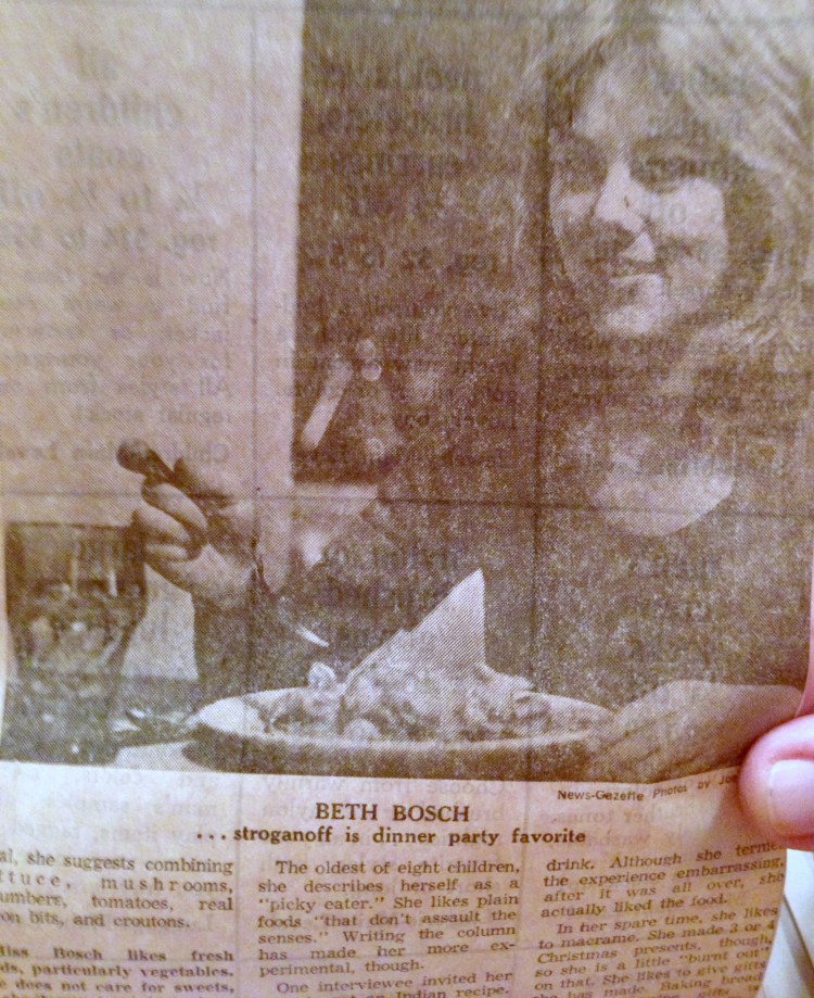 food memories, news gazette, beth bosch, food columnist