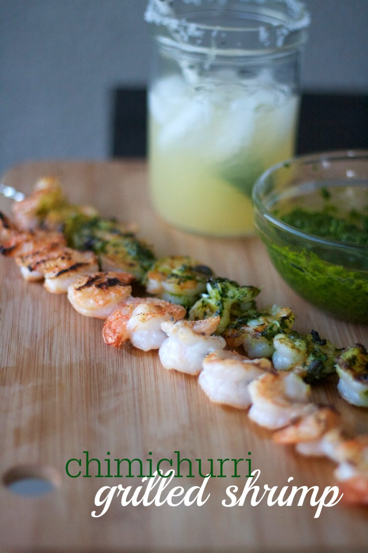 grilled shrimp with chimichurri, parsley, cilantro pesto, marinated shrimp recipe, herb pesto,