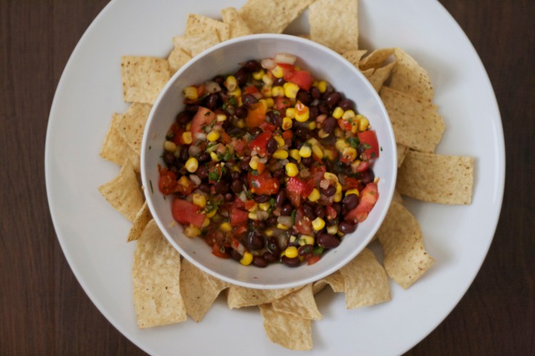 cowboy caviar, salsa, corn and black bean salsa, recipes, dips, salsa recipe
