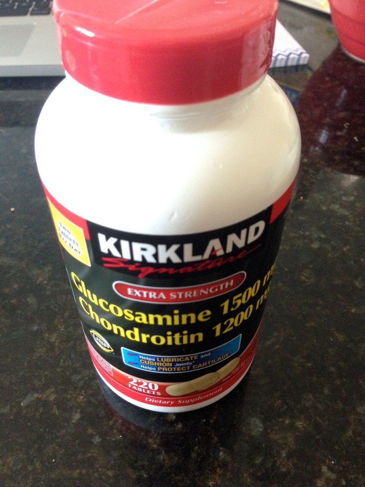 glucosamine supplement, exercise, joints