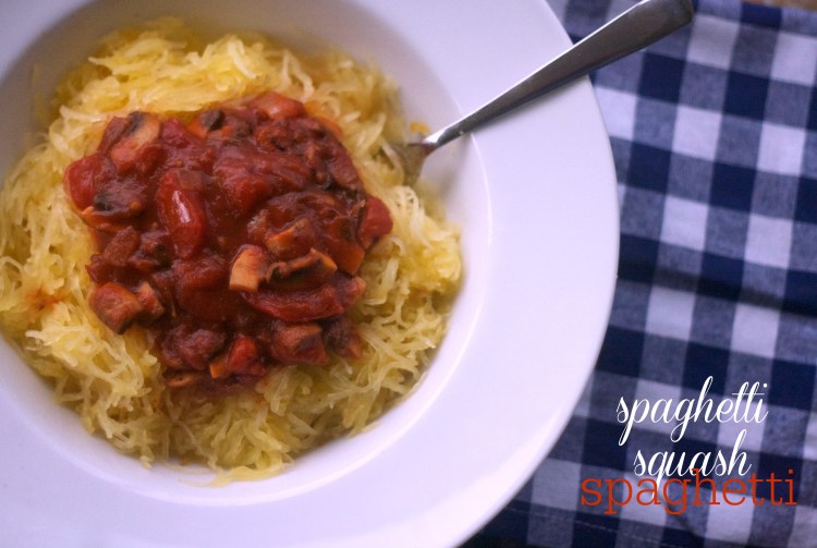 spaghetti squash recipes, meatless spaghetti, mushroom and shallot marinara, whole 30 approved spaghetti, vegetarian, italian, whole foods