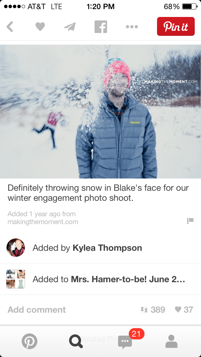 5 ways Pinterest is ruining engagement photos, pinterest, engagement photos, wedding, snowball fight, dumb and dumber, winter engagement photos