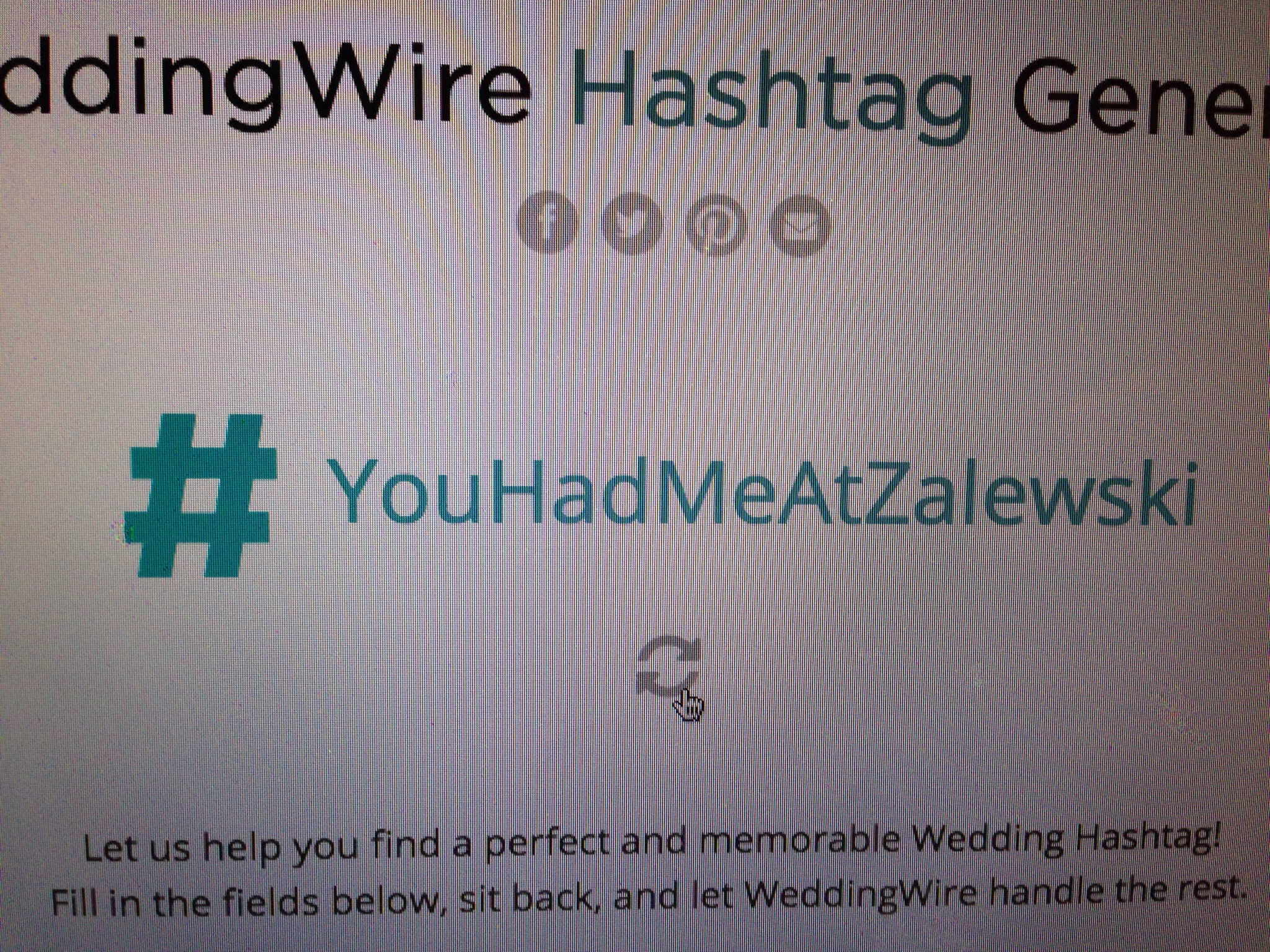 wedding wire, hashtag generator, wedding planning, social media
