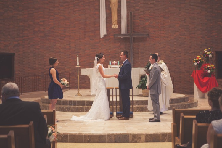 wedding, st. joseph church, ceremony, catholic, springfield illinois wedding, wright photographs, st. joseph church, catholic wedding, wedding program
