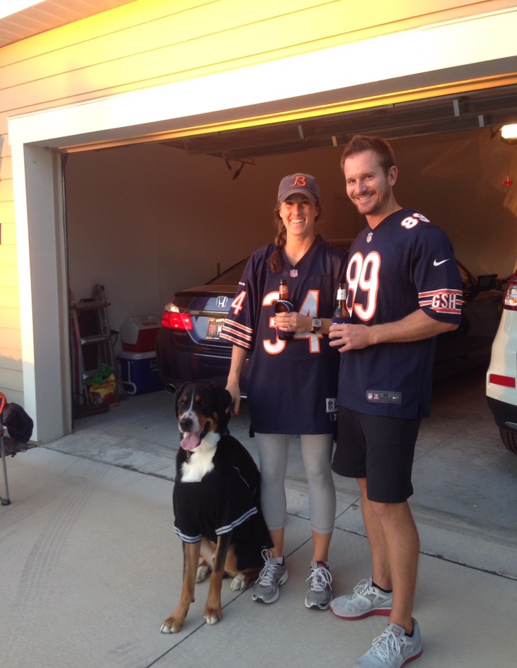 bears football, chicago, greater swiss mountain dog, halloween, Chicago Bears, Florida