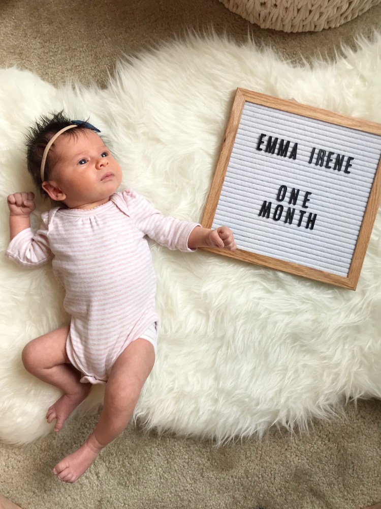 emma irene, one month old, baby, baby girl, photography, newborn